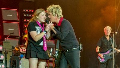 Molly had the time of her life singing with Green Day on the IW Festival stage