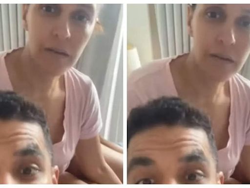 Angad Bedi's hilarious video with wife Neha Dhupia on 'Ghar De Kharche' is every couple ever | Hindi Movie News - Times of India