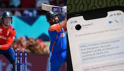 ...Ke Baad Baat Karte Hain': X User Shares Hilarious Chat Regarding Prospective Marriage Amid IND vs ENG T20 WC Semifinal...