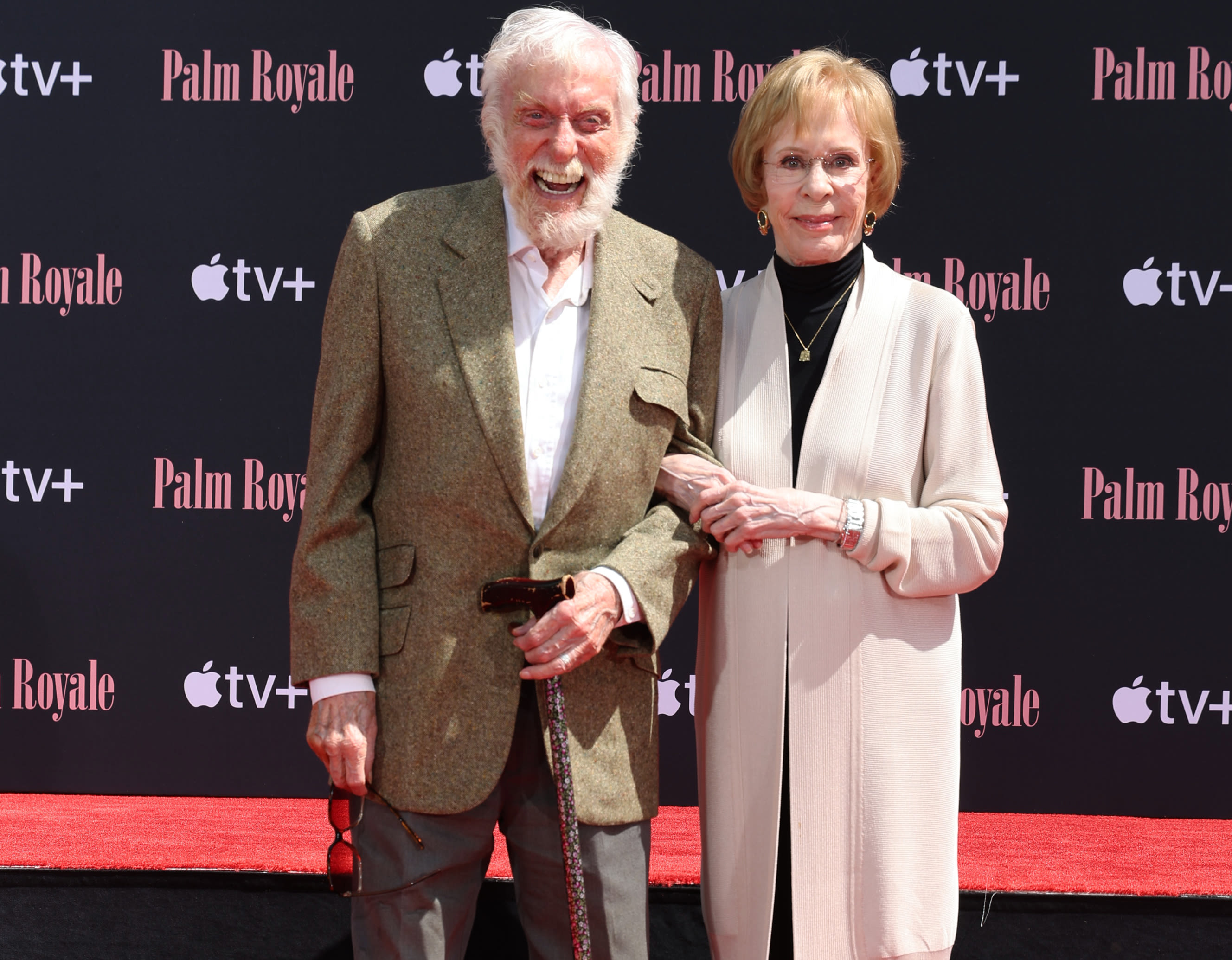 Carol Burnett, 91, and Dick Van Dyke, 98, reunite at Hollywood ceremony