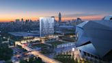 This new hotel next to Mercedes-Benz Stadium is about to dominate the skyline of downtown Atlanta