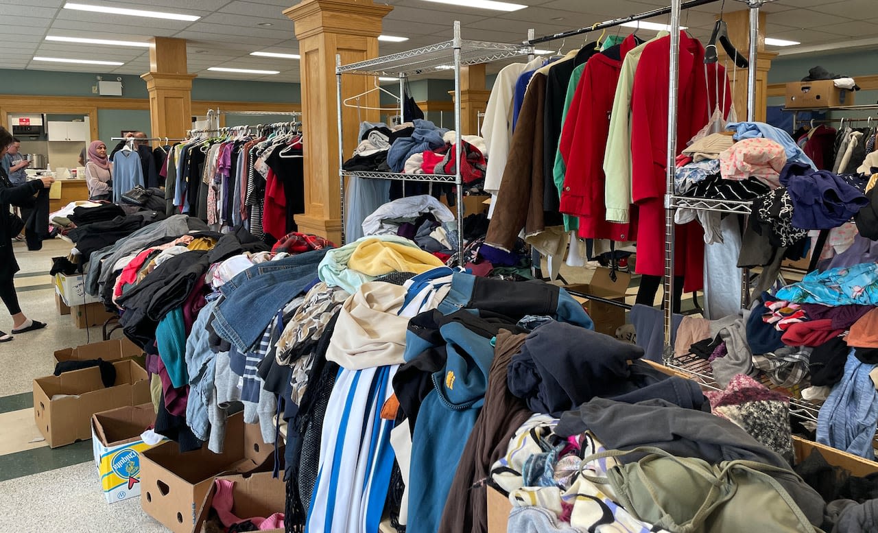Dartmouth community fridge hosts its first pay-what-you-can thrift shop