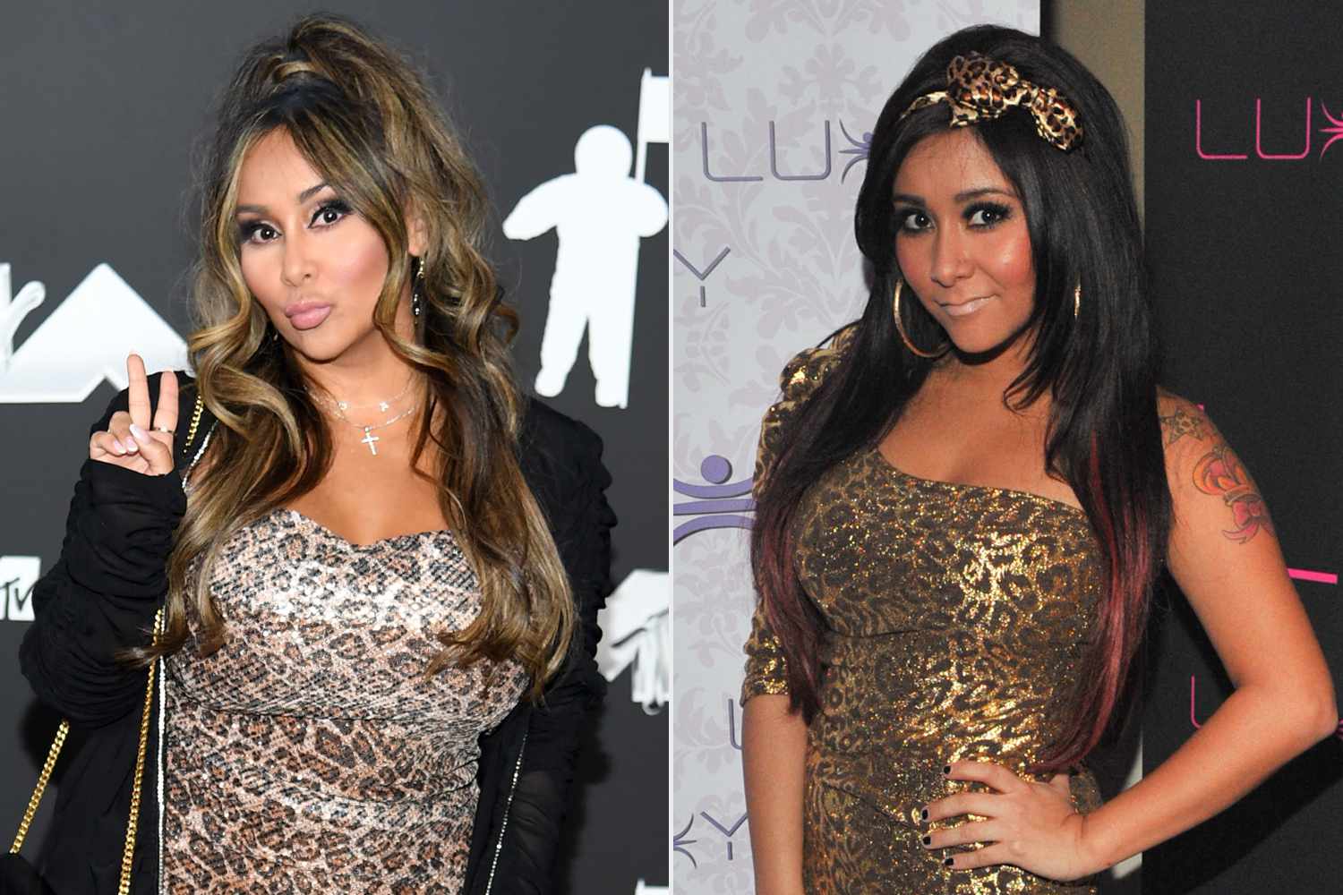 Snooki Takes Us Back to 2011 in Leopard Print Mini, Platforms and a Hint of a Pouf at 2024 MTV VMAs