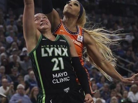 Marina Mabrey’s six 3s lift Sun to 73-70 win over Lynx in Game 1 of WNBA playoffs semifinal