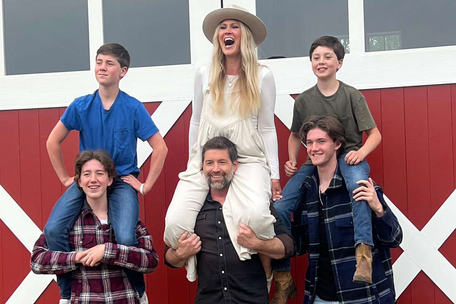 Josh Turner Wishes Wife Jennifer a Happy Birthday in Sweet Family Photo Featuring All Four Sons