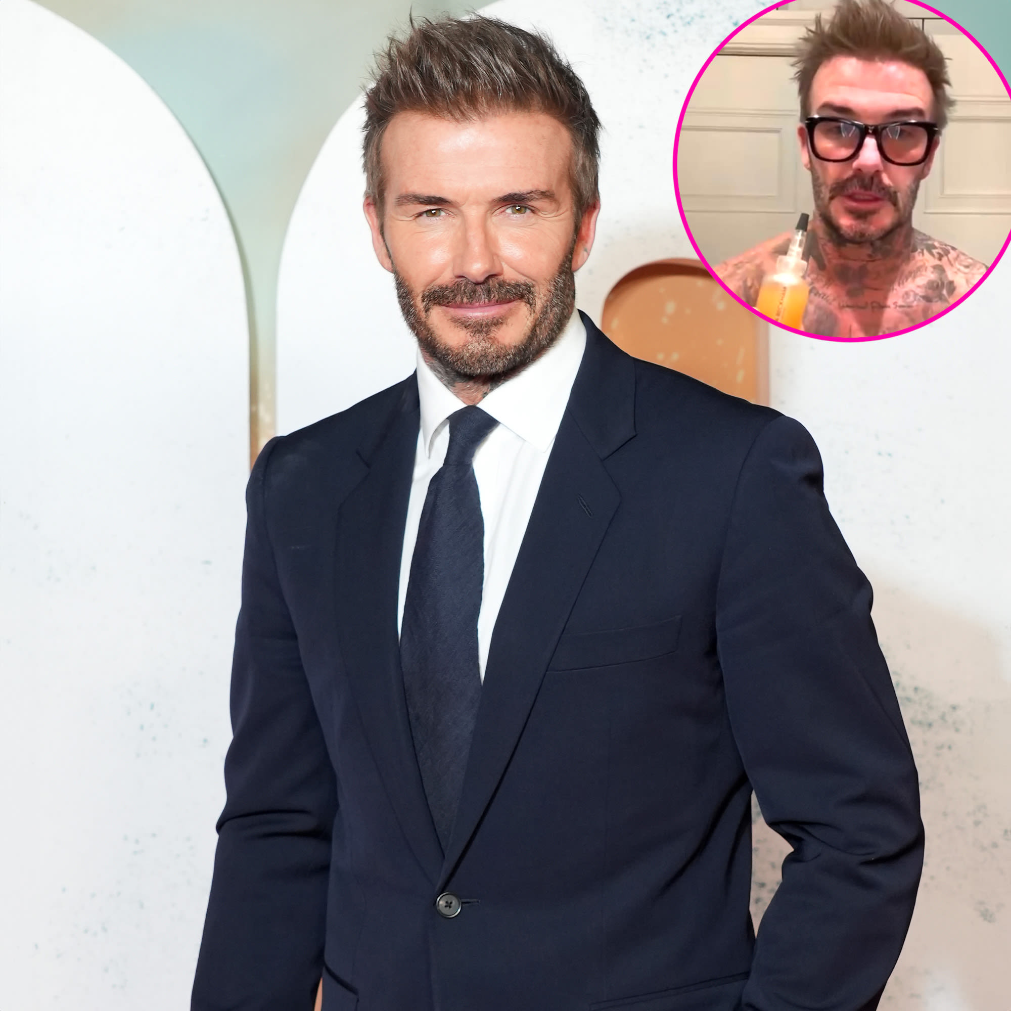 David Beckham Reveals His Morning Skincare Routine Using Wife Victoria Beckham’s Products