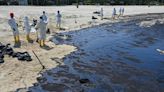 Horrific scenes as beautiful beaches destroyed by massive oil spill