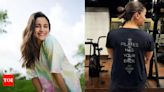 Alia Bhatt's latest gym photo proves her love for pilates | Hindi Movie News - Times of India