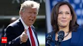 Ultra-liberal Kamala Harris will deliver crime, chaos, mayhem and death to US, warns Donald Trump - Times of India