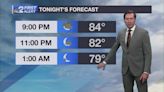 Late evening storms possible Tuesday