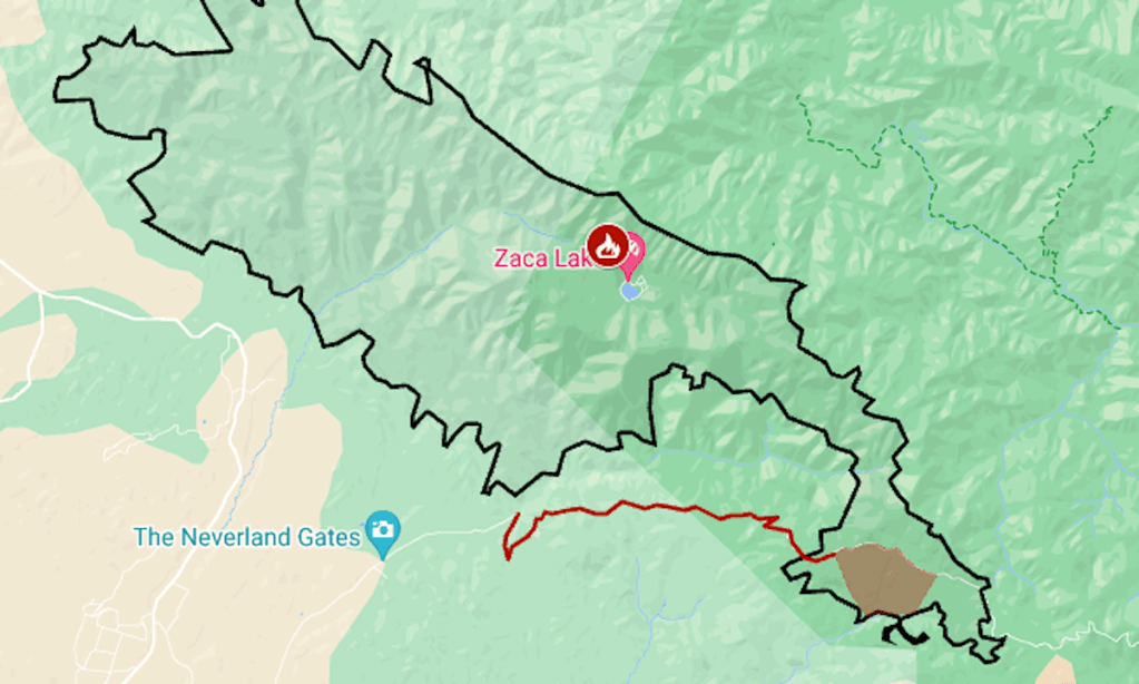 Map: Lake Fire in Santa Barbara County grows to 2nd biggest of the wildfire season