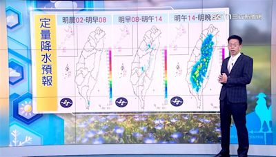 準氣象／未來1週2熱帶擾動！「成颱機率」曝光 吳德榮：這天水氣增多