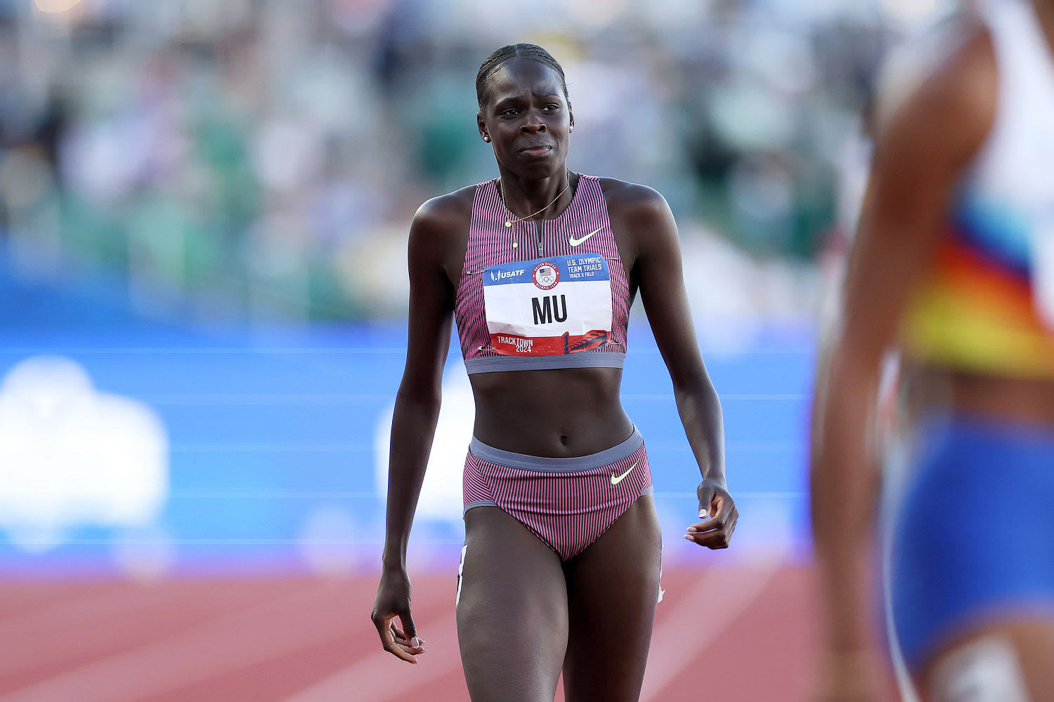 Defending 800-meter gold medalist Athing Mu will miss Paris after fall in Olympic trials