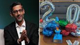 ‘A lot has changed… my hair’: Sundar Pichai on completing 20 years in Google