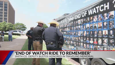 “Keep their memories alive”: Nonprofit visits Smith County to honor fallen deputy