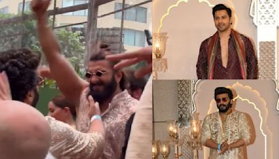 Anant Ambani-Radhika Merchant Wedding: Varun Dhawan, Ranveer Singh, Arjun, Janhvi, Sanjay Dutt, Anil Kapoor...