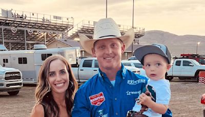 Toddler son of rodeo star dies after driving toy tractor into creek