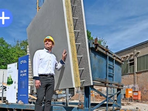 Carbonbeton aus Oschatz bundesweit erstmals in Turnhalle Dresden verbaut