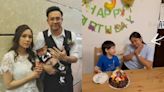 張致恒大仔5歲生日一家六口切蛋糕 語重心長寄語：唔好好似Daddy咁失敗