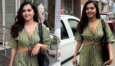 Tejasswi Prakash's green jumpsuit might be basic but it adds sass with massive cutouts