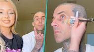 Travis Barker’s Teen Daughter Covers Up His Face Tattoos In Cute Makeup Tutorial