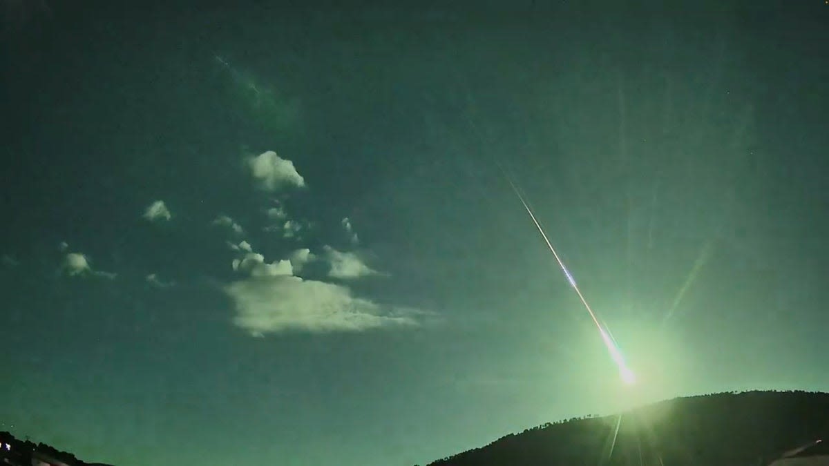 Blue comet fragment lights up European skies - will it happen again?