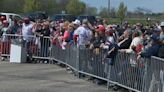 Thousands gather to see former President Trump in Saginaw County