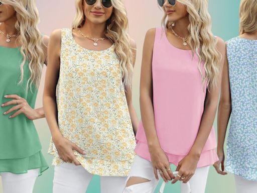 This 'lightweight and flowy' summer blouse is under $30 on Amazon Canada right now
