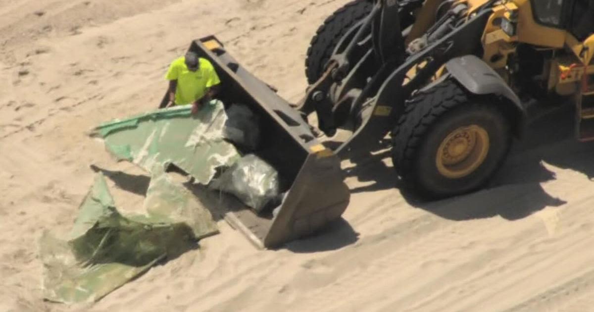 Nantucket beaches closed to swimmers when "sharp fiberglass shards" from wind turbines wash ashore