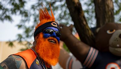 Festivities in full swing at Soldier Field ahead of noon kick-off Bears game against the Tennessee Titans