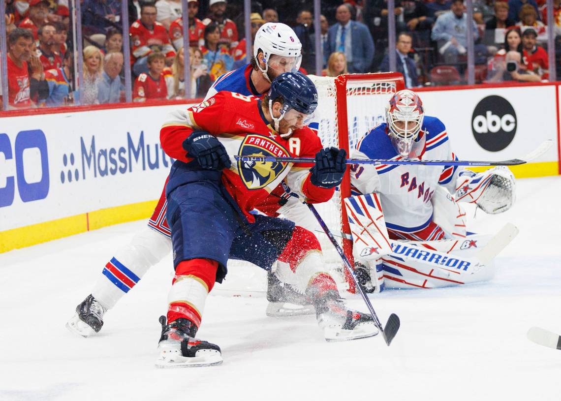 Panthers creating chances, but know they need to ‘get more pucks on net’ vs Rangers