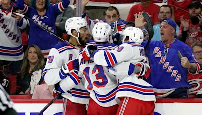 New York Rangers take 3-0 series lead over Carolina Hurricanes with overtime win