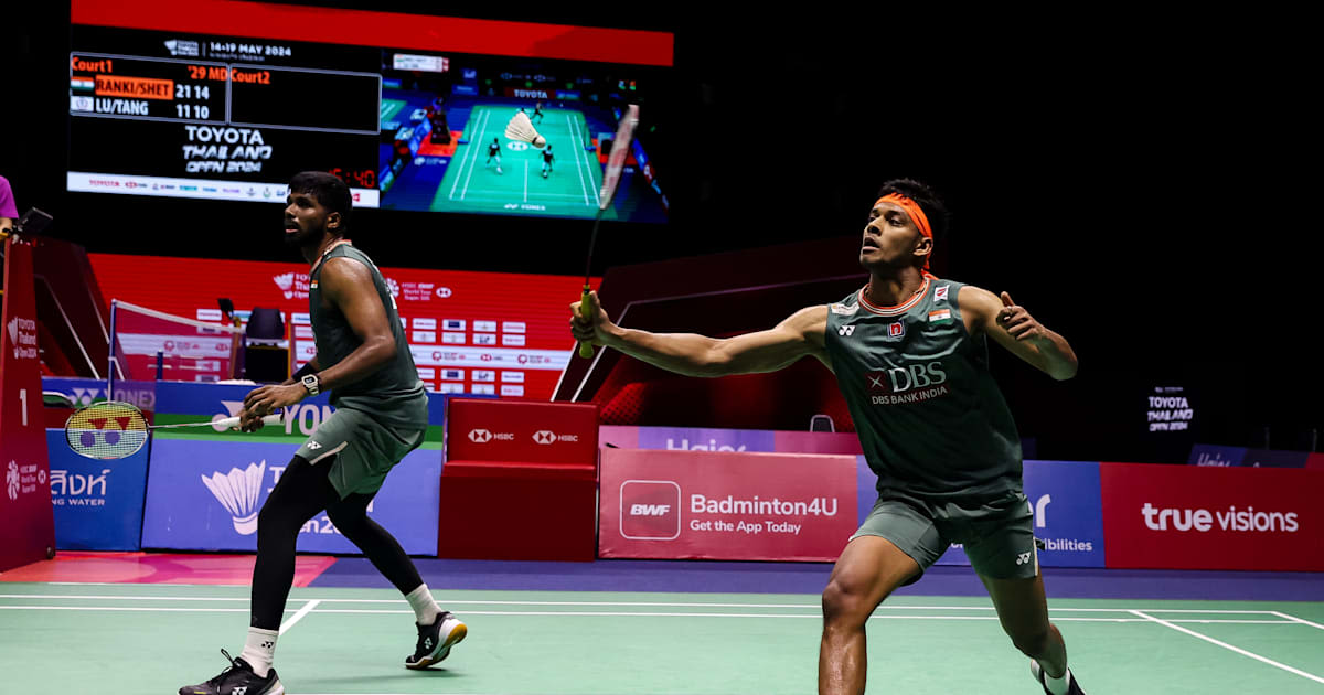 Thailand Open 2024 badminton: Chirag-Satwik advance to final