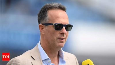 Michael Vaughan gives a defiant 'one-word response' after backlash for 'playing IPL better than playing vs Pakistan' comment | Cricket News - Times of India
