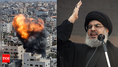 Israel's Beirut airstrike aimed to assassinate Hezbollah leader Hassan Nasrallah - Times of India