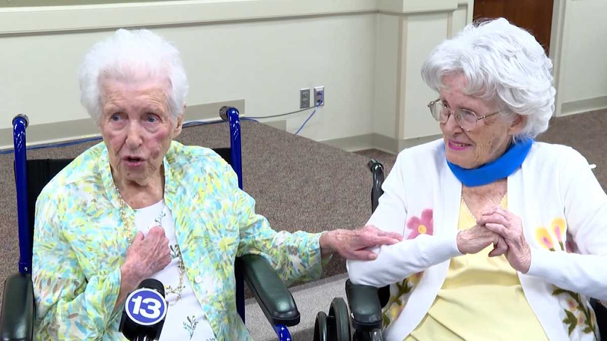 Twin sisters celebrate 102nd birthdays with a call for kindness