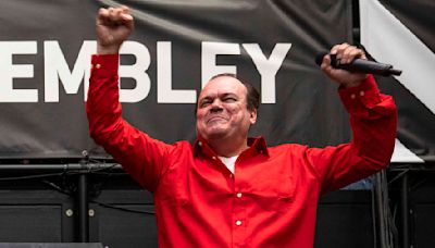 EastEnders legend Shaun Williamson joins rapper Aitch on stage