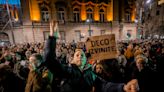 Serbia's opposition takes to the streets claiming election fraud in Sunday's vote