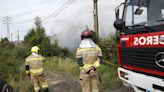 Así fue la actuación de los Bomberos de Gijón para sofocar el incendio que causó el apagón (en imágenes)