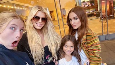 Jessica and Ashlee Simpson Enjoy a Sister Date Night with Their Daughters at the Movies: 'Beetlejuicers'