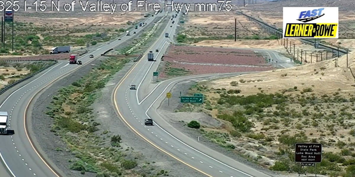 Fatal crash closes roads in Valley of Fire area, Nevada State Police says