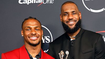 Bronny James Supports Dad LeBron in Paris as Team USA Basketball Advances to Semifinal