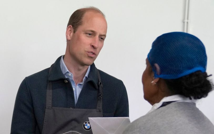 Prince William reveals Kate update during royal engagement