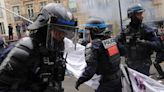 Altercados y detenciones durante la manifestación del 1 de mayo en París