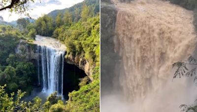 Vídeo: temporal transforma cascata em cachoeira no RS