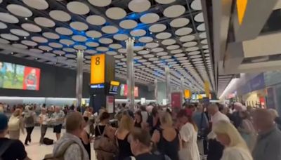 Travel chaos at UK Airport as 'IT outage' leaves passengers 'waiting hours'