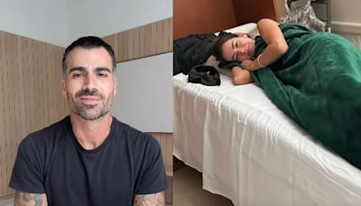 Após retirada de tumor, ex-BBB Rodrigão se declara à esposa, Adriana, com foto no hospital: 'Me transformou'