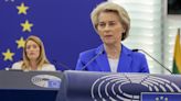 Von der Leyen compara "derecho a la autodefensa" de Israel con el de Ucrania