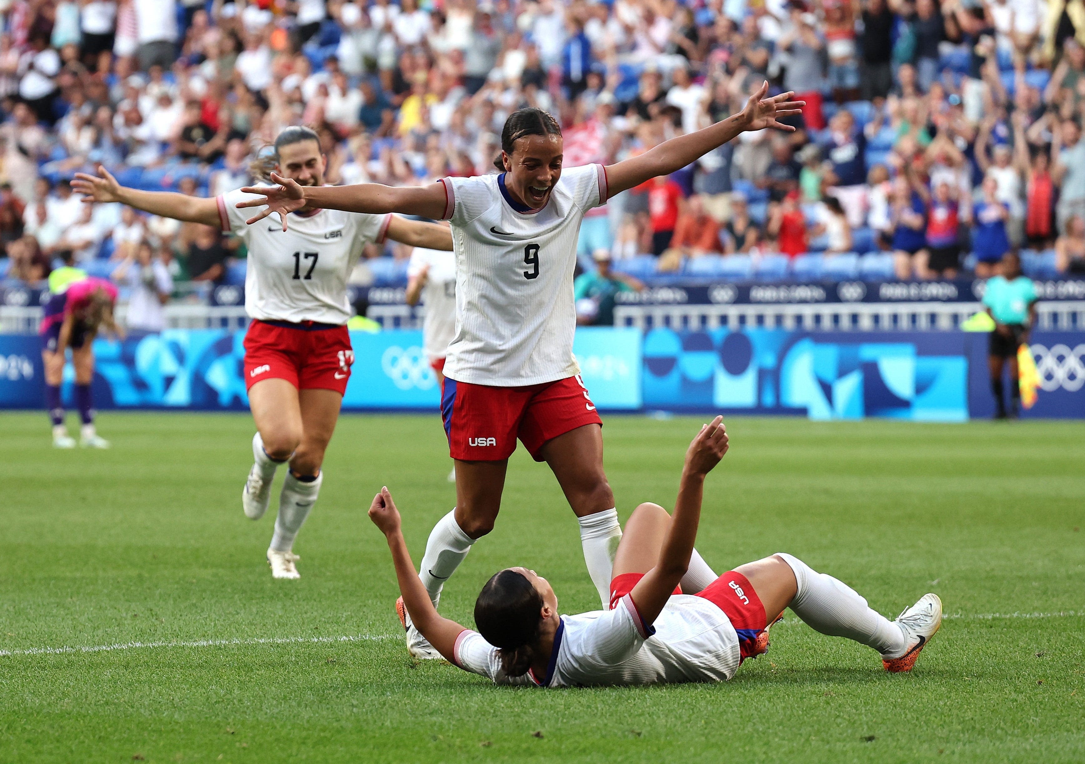 USWNT vs. Germany highlights: Sophia Smith’s goal sends USA to Olympic gold medal game