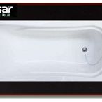 【達人水電廣場】凱撒衛浴 MH016D 壓克力浴缸 140 x 70 x 45 CM